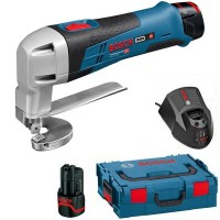 BOSCH GSC 12V-13 skārda šķēres 2x2 Ah L-boxx